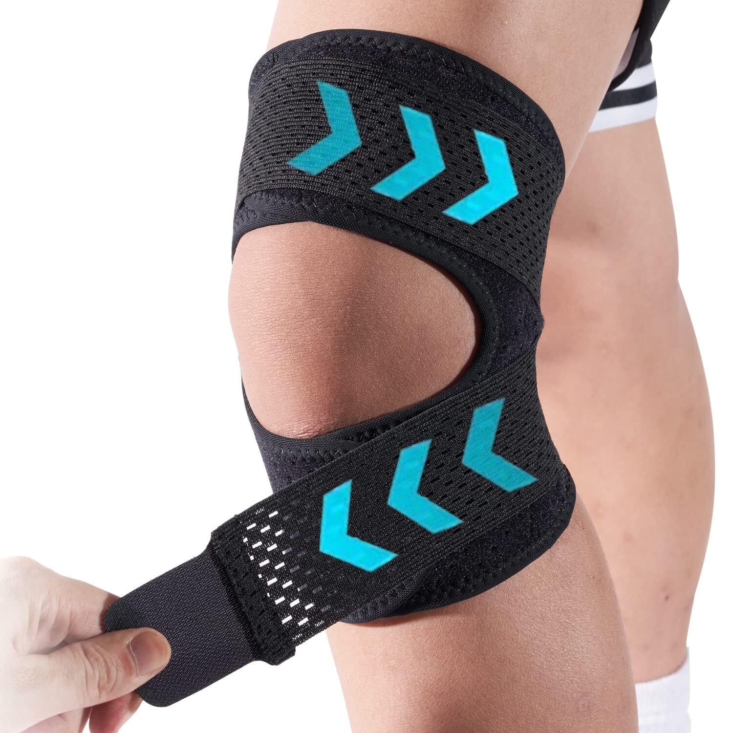 NEENCA 膝パッド プロテクター 膝サポーター 膝の安定 金属ヒンジ付き