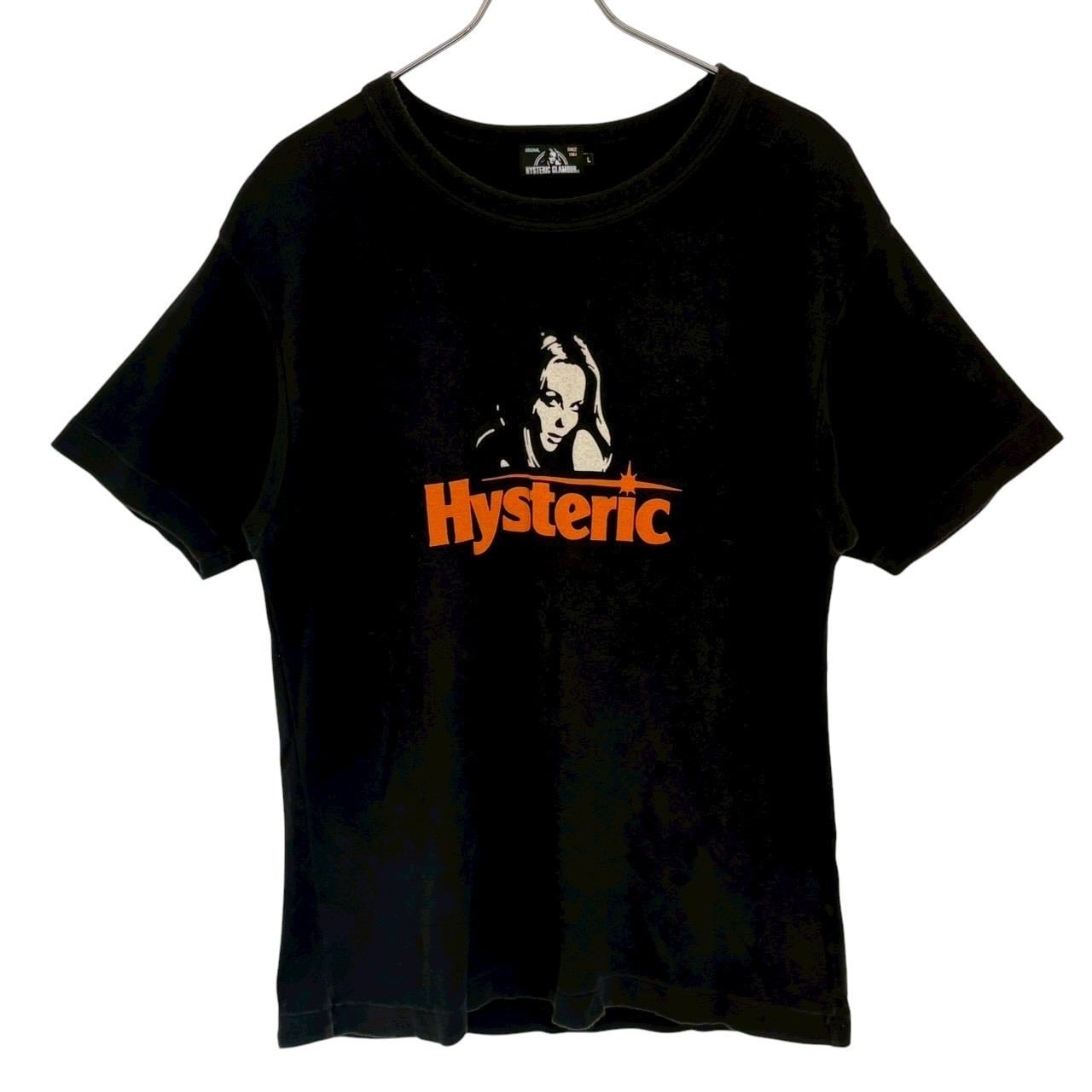 Hysteric Glamour センターロゴ ダークグレー Tシャツ HYSTERIC GLAMOUR ヒステリックグラマー Tシャツ L センターロゴ