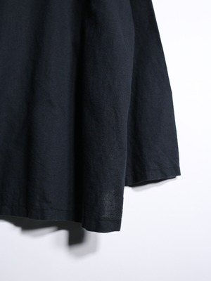 "刺繍×龍" front. design black china shirt
