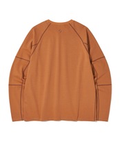 CONTRAST WONDER LONG SLEEVE T-SHIRT_ORANGE