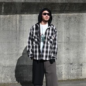 Leh / Hoodie Layered Shirts コーディネート