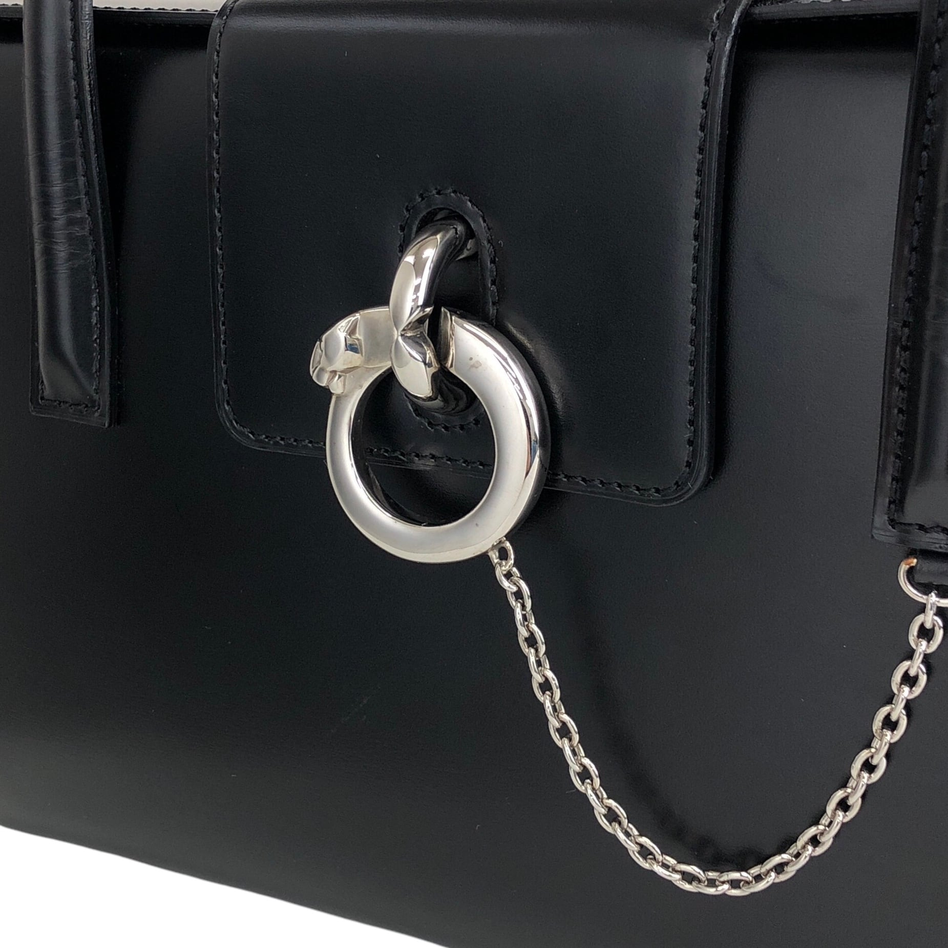 Cartier カルティエ ハンドバッグ ブラック パンテール チェーン