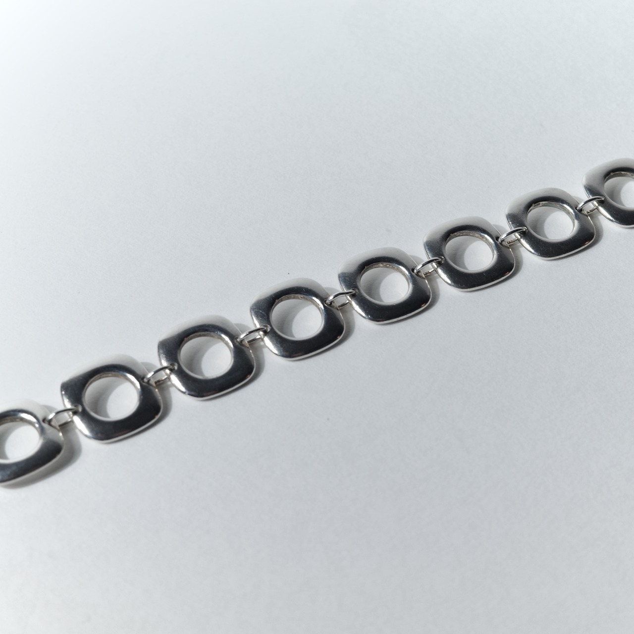 OLD "TIFFANY&CO." SQUARE CUSHION BRACELET