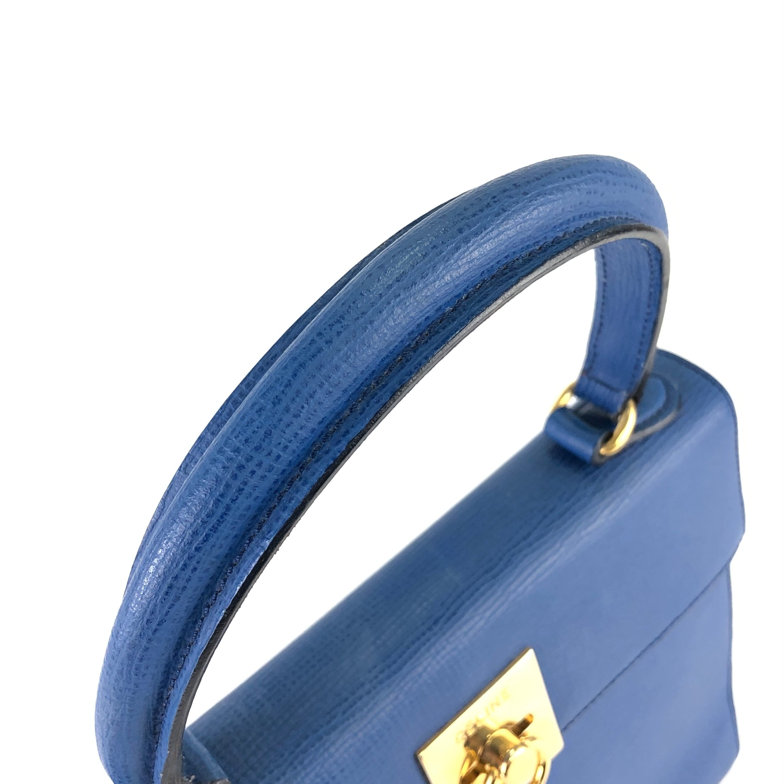 CELINE セリーヌ マンテル ガンチーニ ケリー レザー 2WAY ショルダー