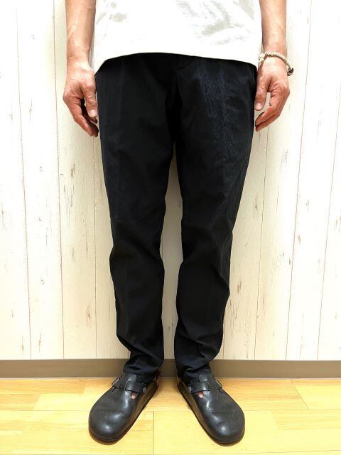 Perfection Striped Crepe Easy Pants (ペルフェクション 楊柳 