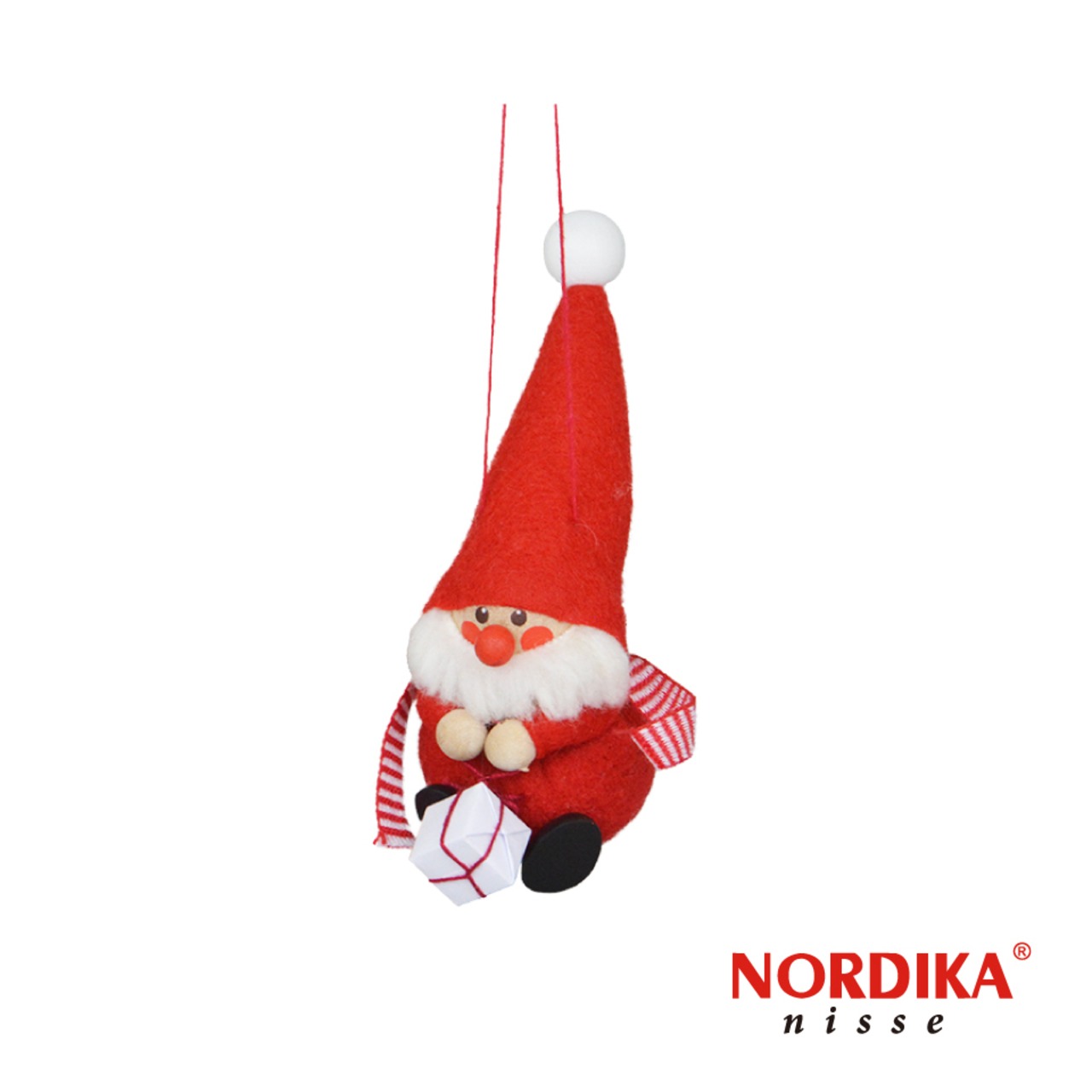【ノルディカニッセ】オーナメントサンタ(プレゼント)