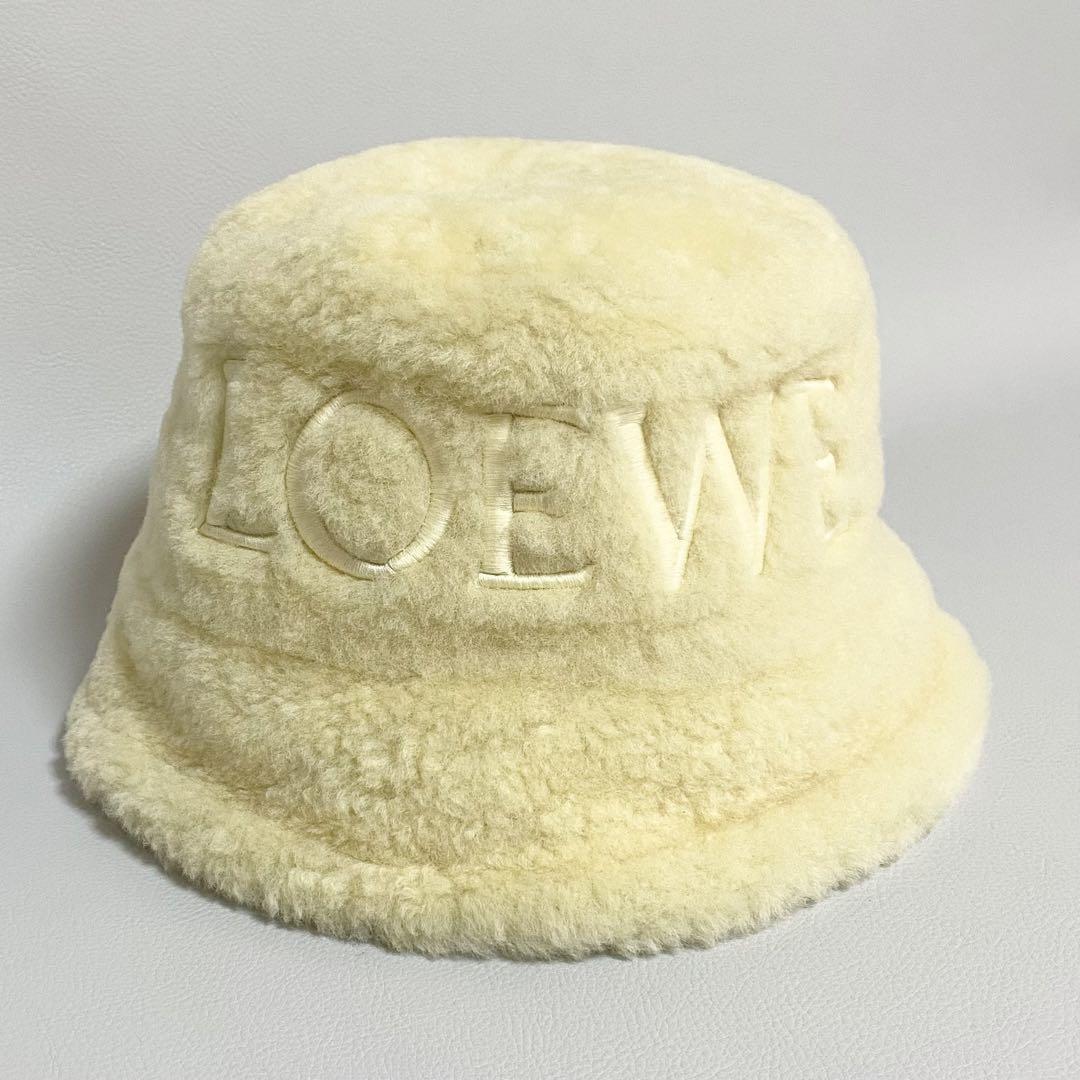 LOEWE / ロゴ シアリング バケットハット イエロー LOEWE / ロゴ シアリング バケットハット イエロー