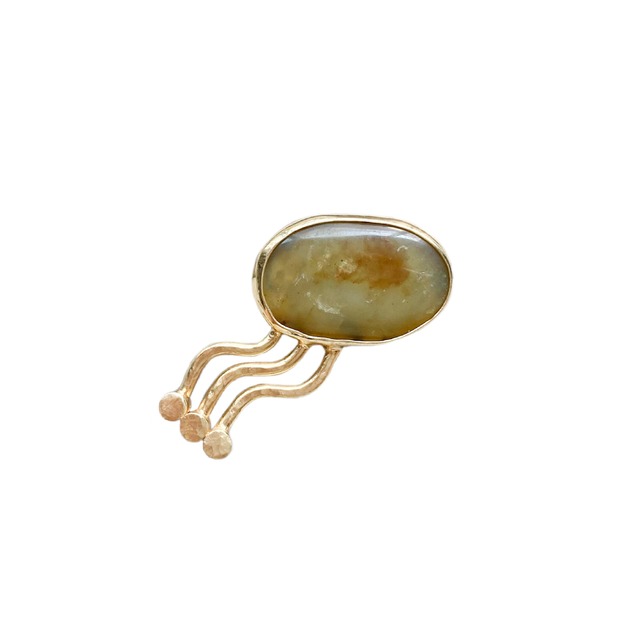 Jellyfish brooch