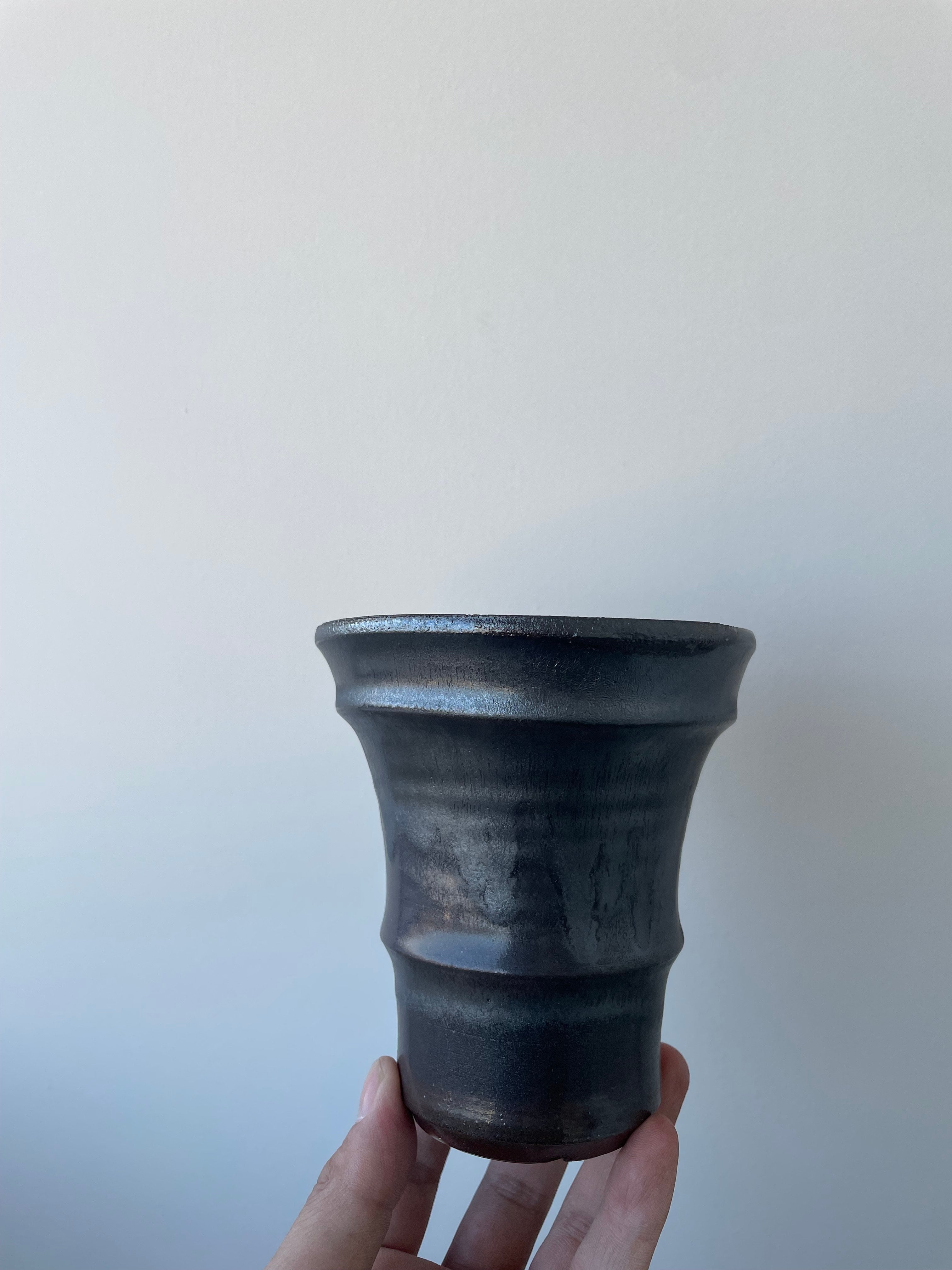 新着】deracinefactory 閑野淳氏 2【最高の陶器鉢・高さ12cm】塊根植物