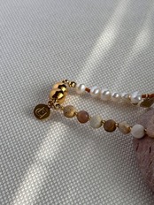 bracelet |  coral×pearl［GB037］