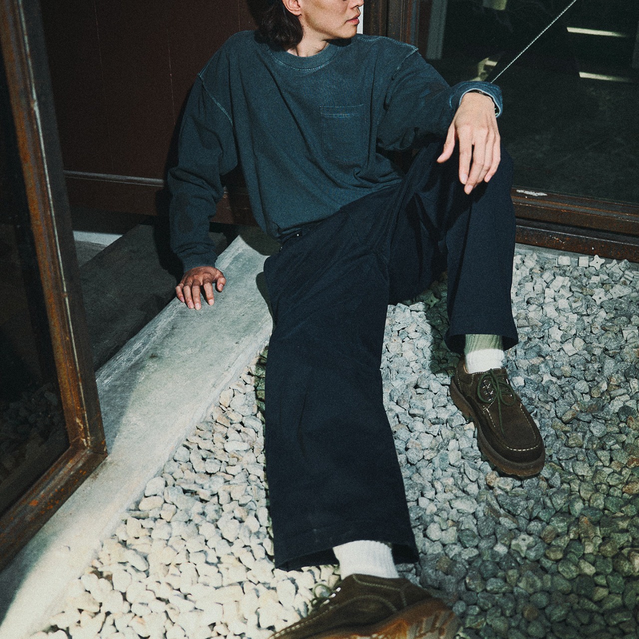 リバーシブル ディストレスド ロングスリーブT A2052 - 9