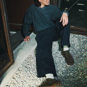 リバーシブル ディストレスド ロングスリーブT A2052