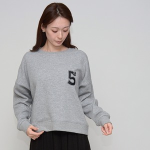 【販売数No.1】ボンバーヒート「5」ロゴトップス ‐ LEO-2394D グレー‐