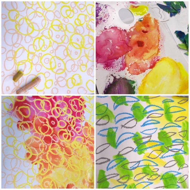 【動画】ぬって、きって、はって、カラフルな花束をつくろう