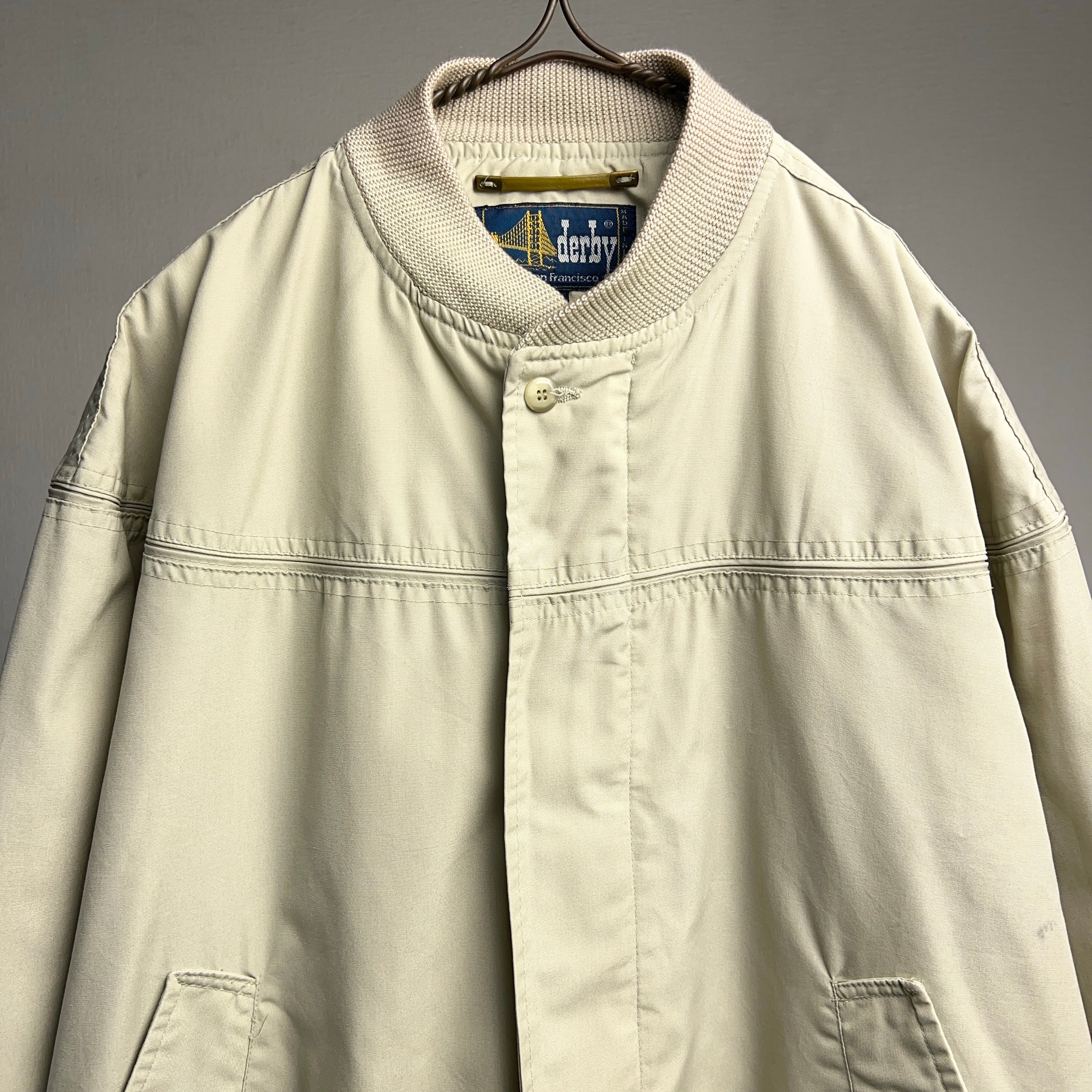 80's~90's Derby of San Francisco Derby Jacket Beige 80年代 90年代