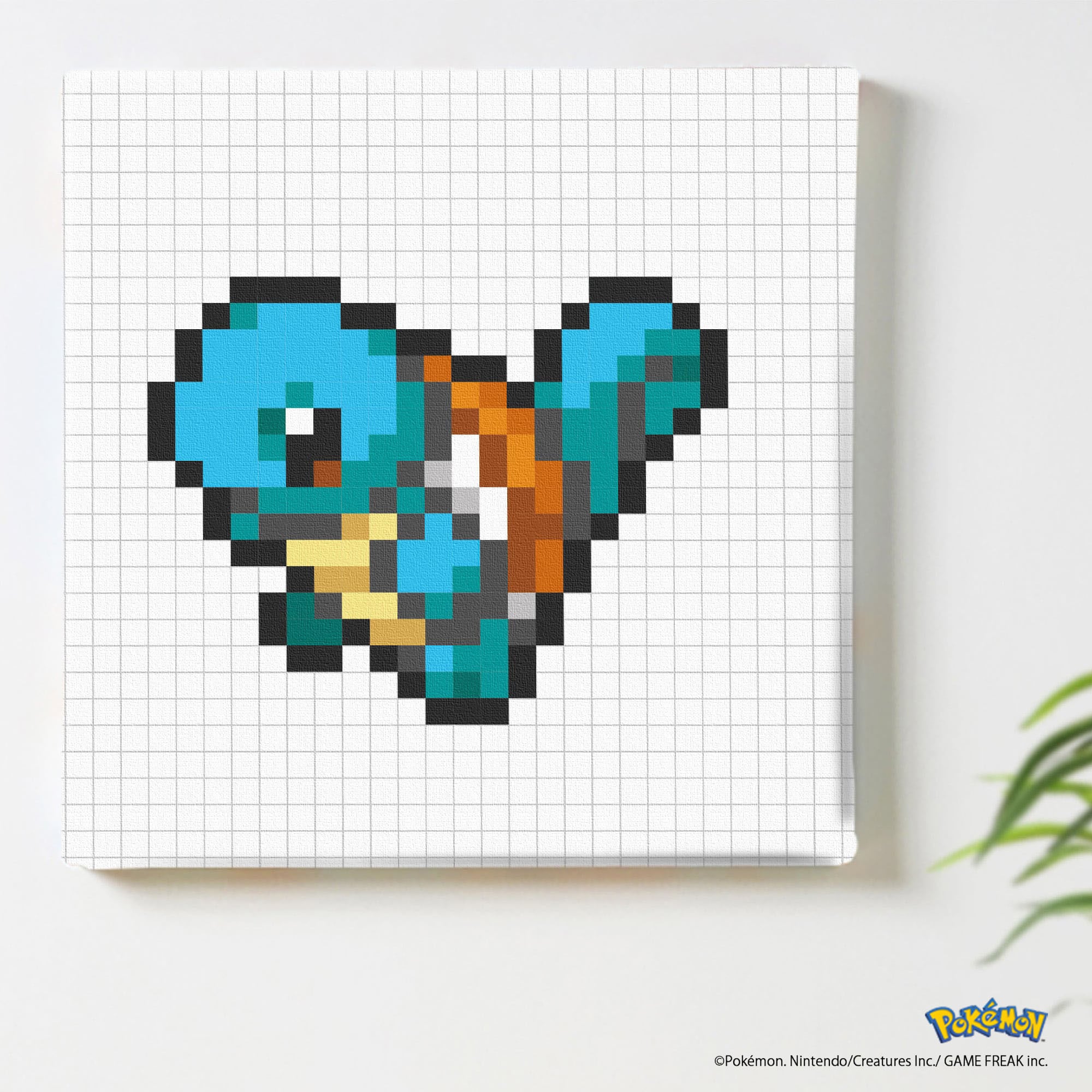 アートパネル ポケットモンスター ポケモン ゼニガメ ピクセル B17