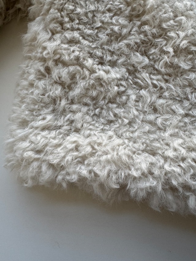 (即納) vegetable / Mellow fur jacket