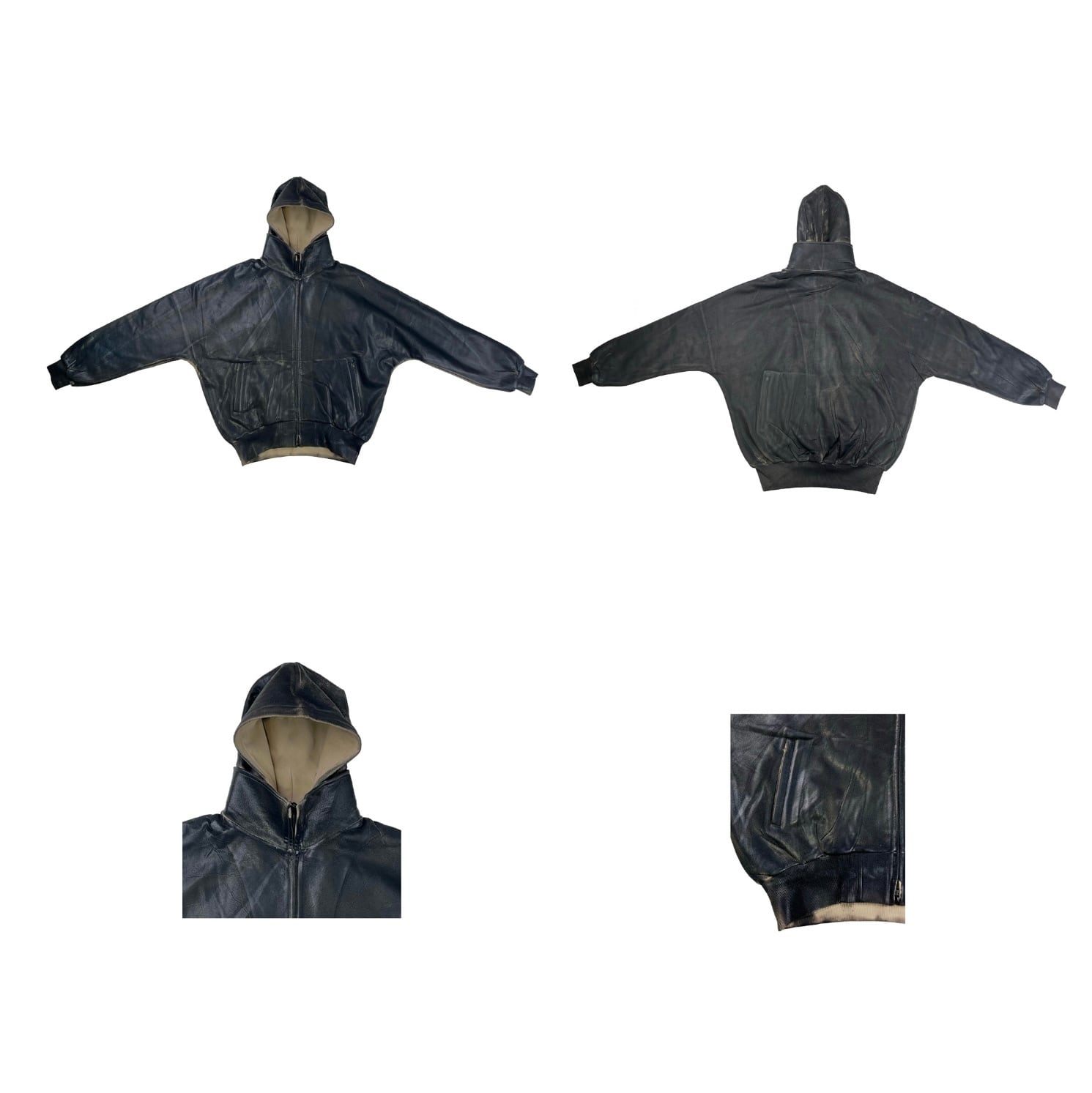 めん。DINGYUN ZHANG COATED ZIP-UP HOODIE DINGYUN ZHANG COATED ZIP-UP HOODIE – 082plus