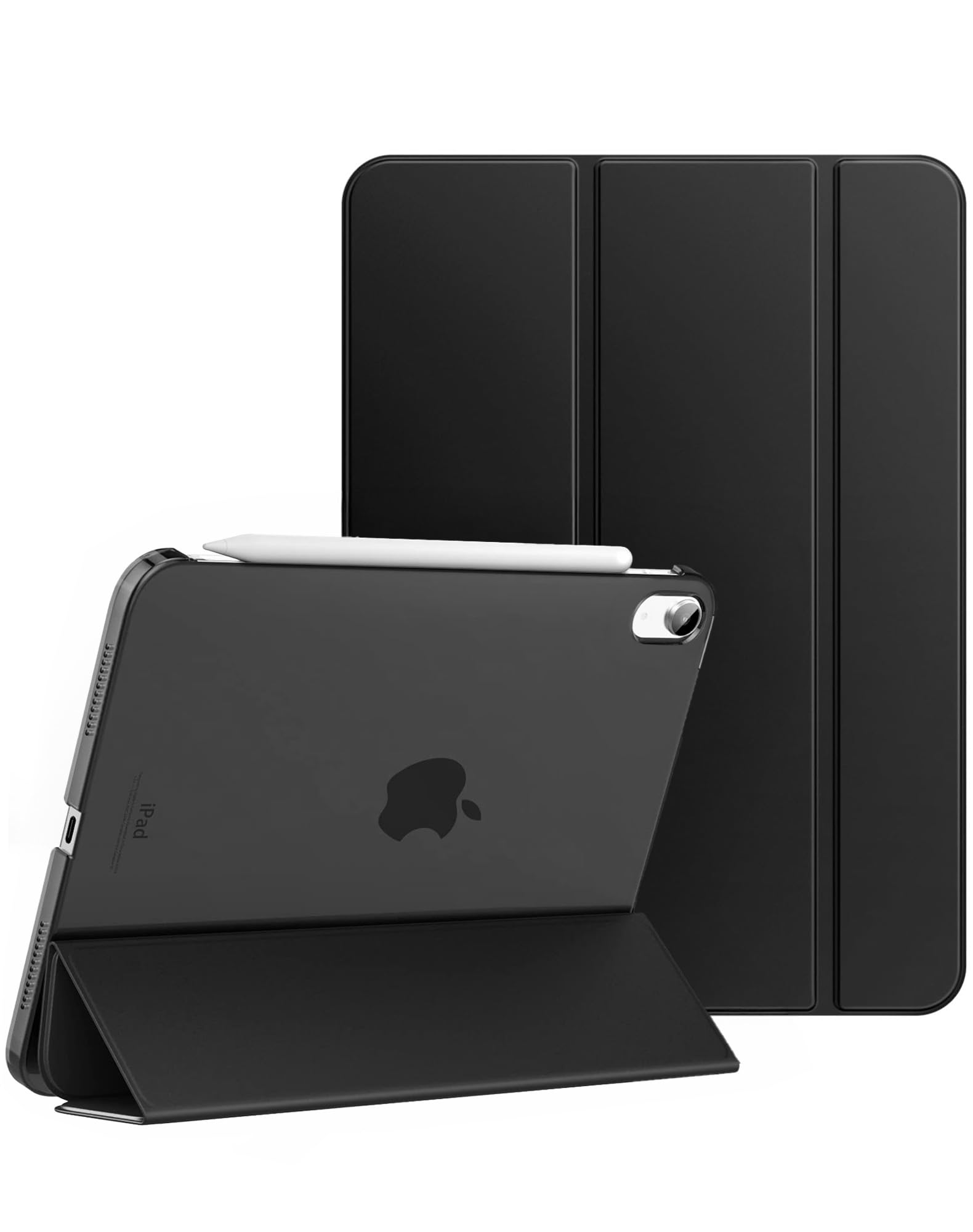 iPad Air 11 インチ M4/M3/M2 (2026/2025/2024)、iPad Air 5/4 ケース 10.9 インチ (第5/4世代、2022/2020モデル)専用 ペン収納 透明バックカバー タブレットカバー オートウェイク/スリープ機能