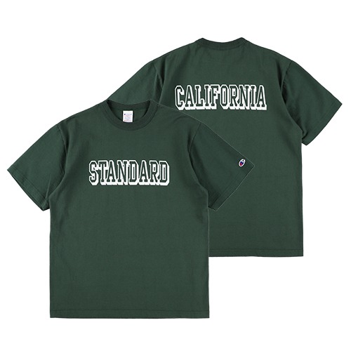 STANDARD CALIFORNIAスタンダードカリフォルニア×チャンピオン Champion for SD Exclusive T1011 Tシャツ グリーン