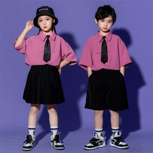 セットアップ 子供用 男の子 女の子 衣装 110-180㎝ 舞台 ダンス衣装 キッズ 24zm492