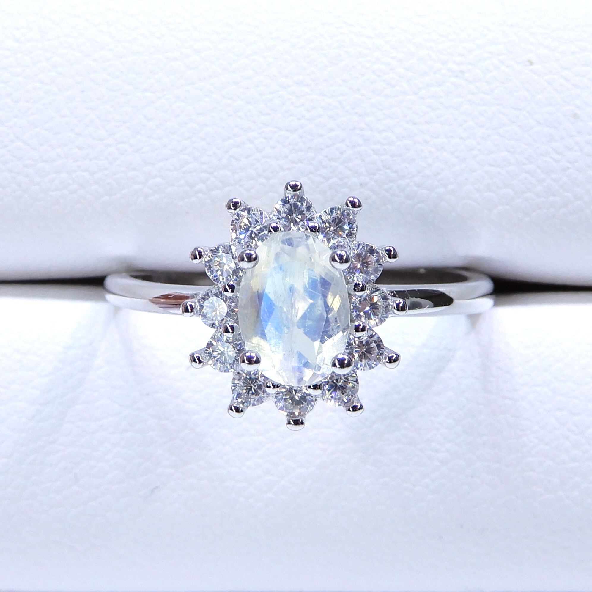 リング♦︎ラブラドライト♦︎WGカラー《0109》