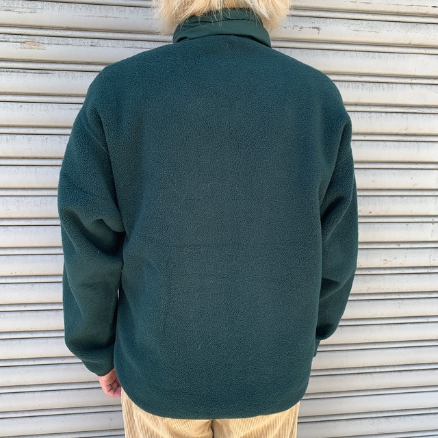 90s USA製 patagonia シンチラフリースジャケット　グリーン　M