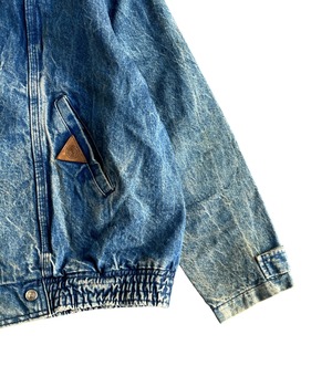 Vintage 90s Denim jacket -chemical wash-