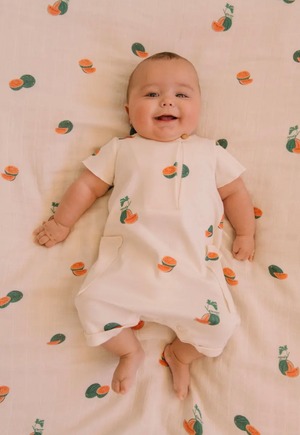 【予約】Studio Boheme Paris JUMPSUIT AIMÉ OFF WHITE / WATERMELON