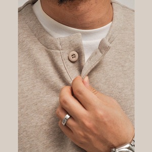 ハーフジップ ワイドスウェット A1986