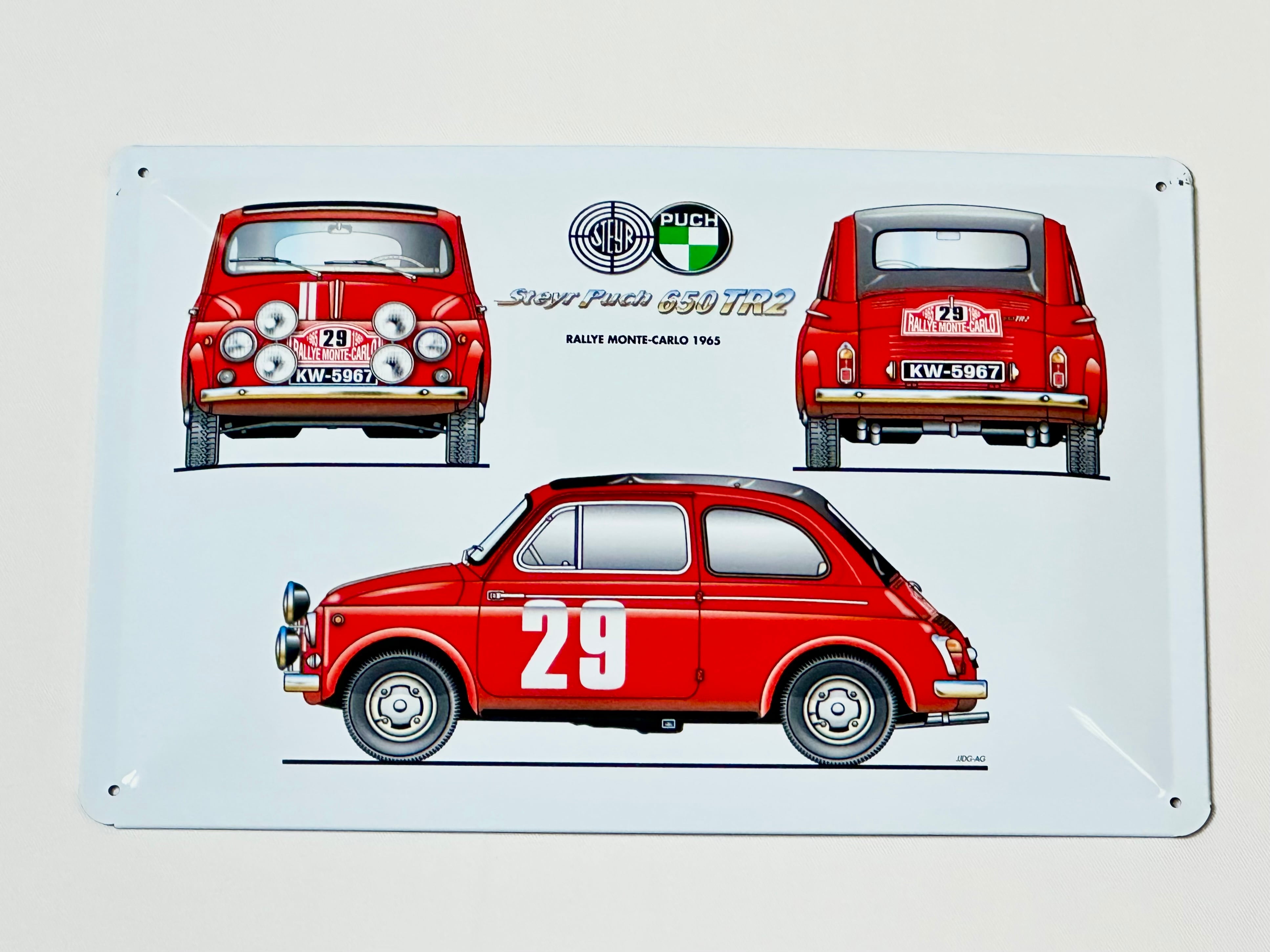 FIAT 500 CLUB ITALIA Nuova 500 プレート | チンクエチェント博物館