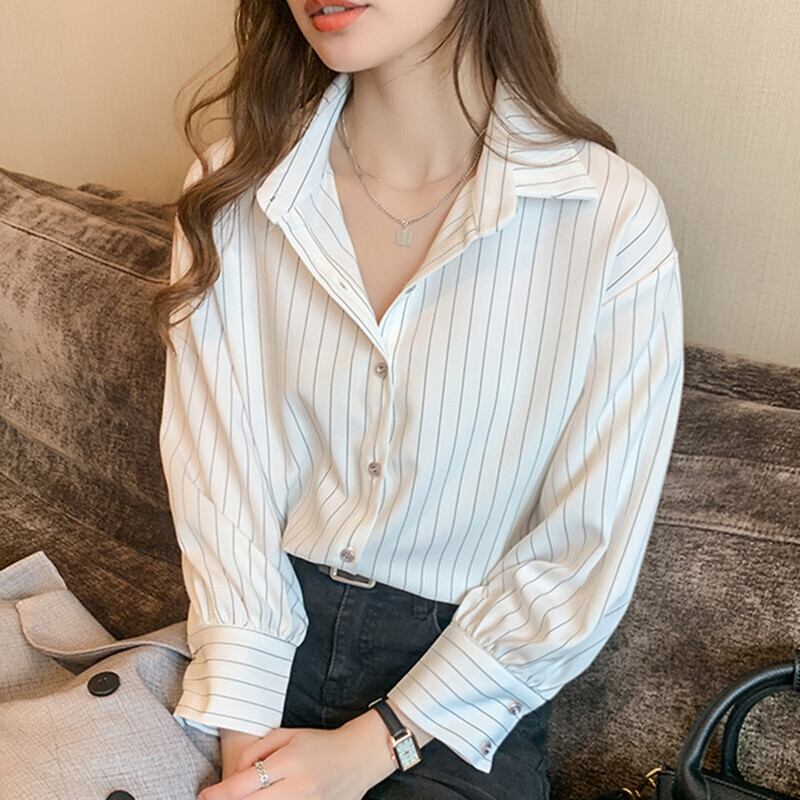 BABY ストライプシフォン タイつき ブラウス シロ BABY ストライプシフォン タイつき ブラウス シロ