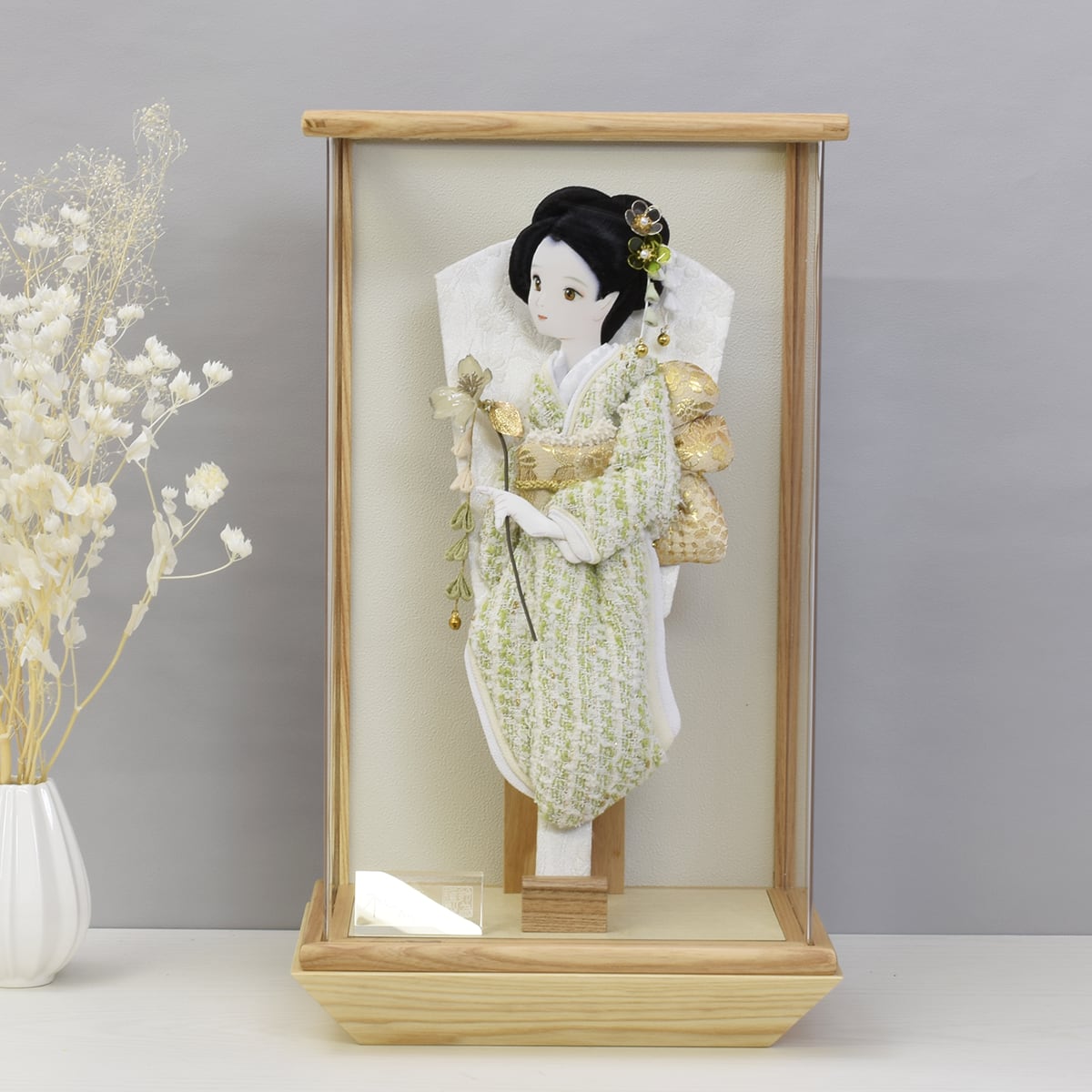 押絵羽子板飾り【華翠】Hanamidori |10号|おしゃれ|モダン|今どき|コンパクト|スタイリッシュ