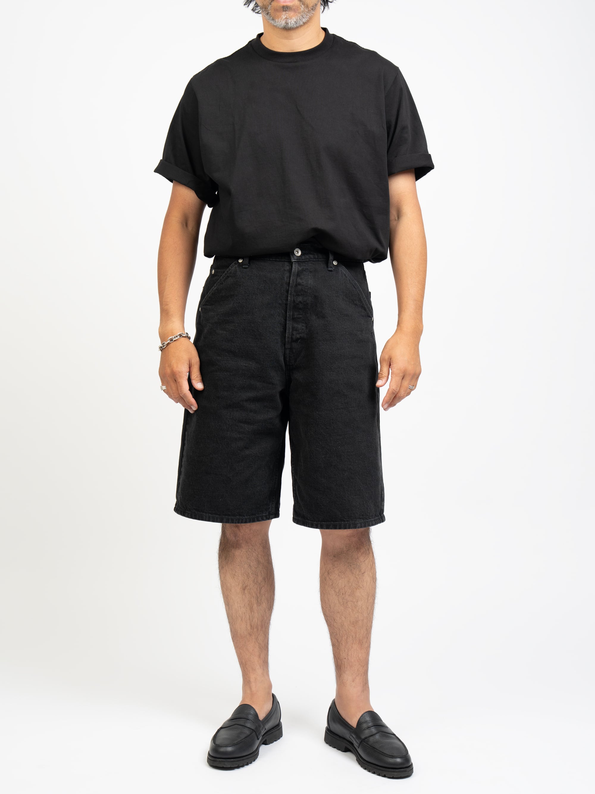OVY Black Wash Baggy Shorts サイズL Black Wash Baggy Shorts | OVY