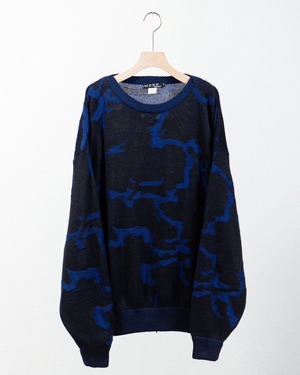 designed acrylic × wool knitted sweater