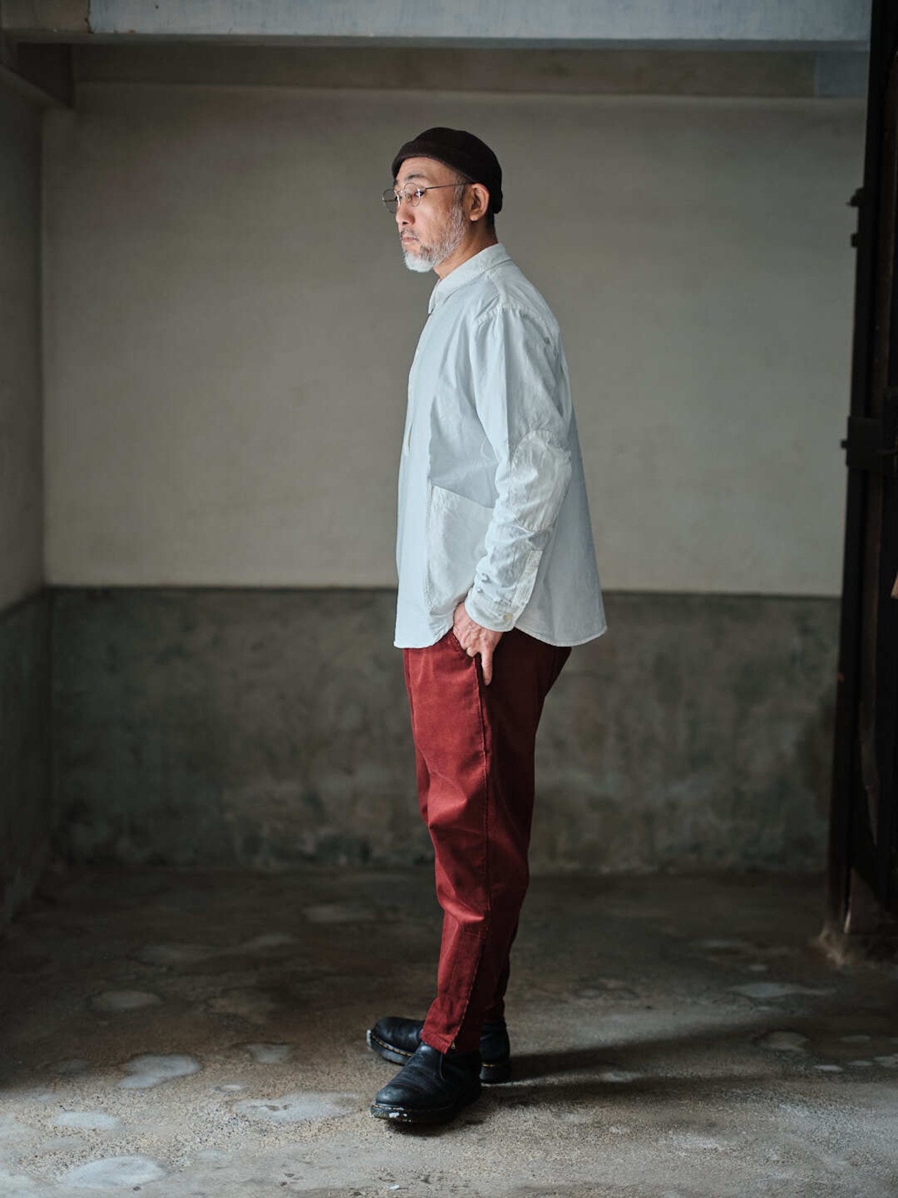 乘鞍印 モンペズボン(DUCA VISCONTI社製コーデュロイ生地)