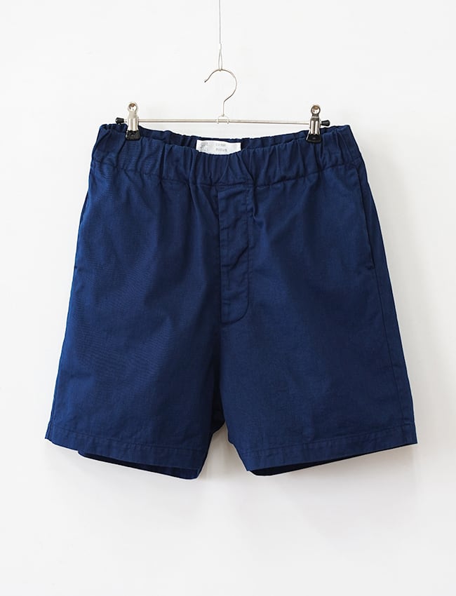 aulico : COTTON SHORT PANTS / NAVY