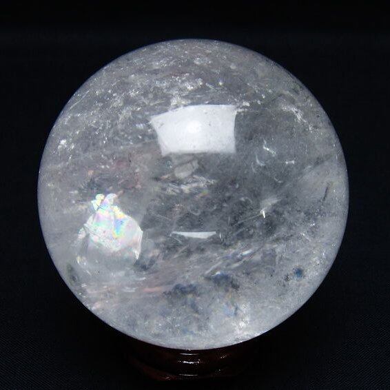水晶 丸玉 67mm スフィア 置物 水晶玉 一点物 151-8924