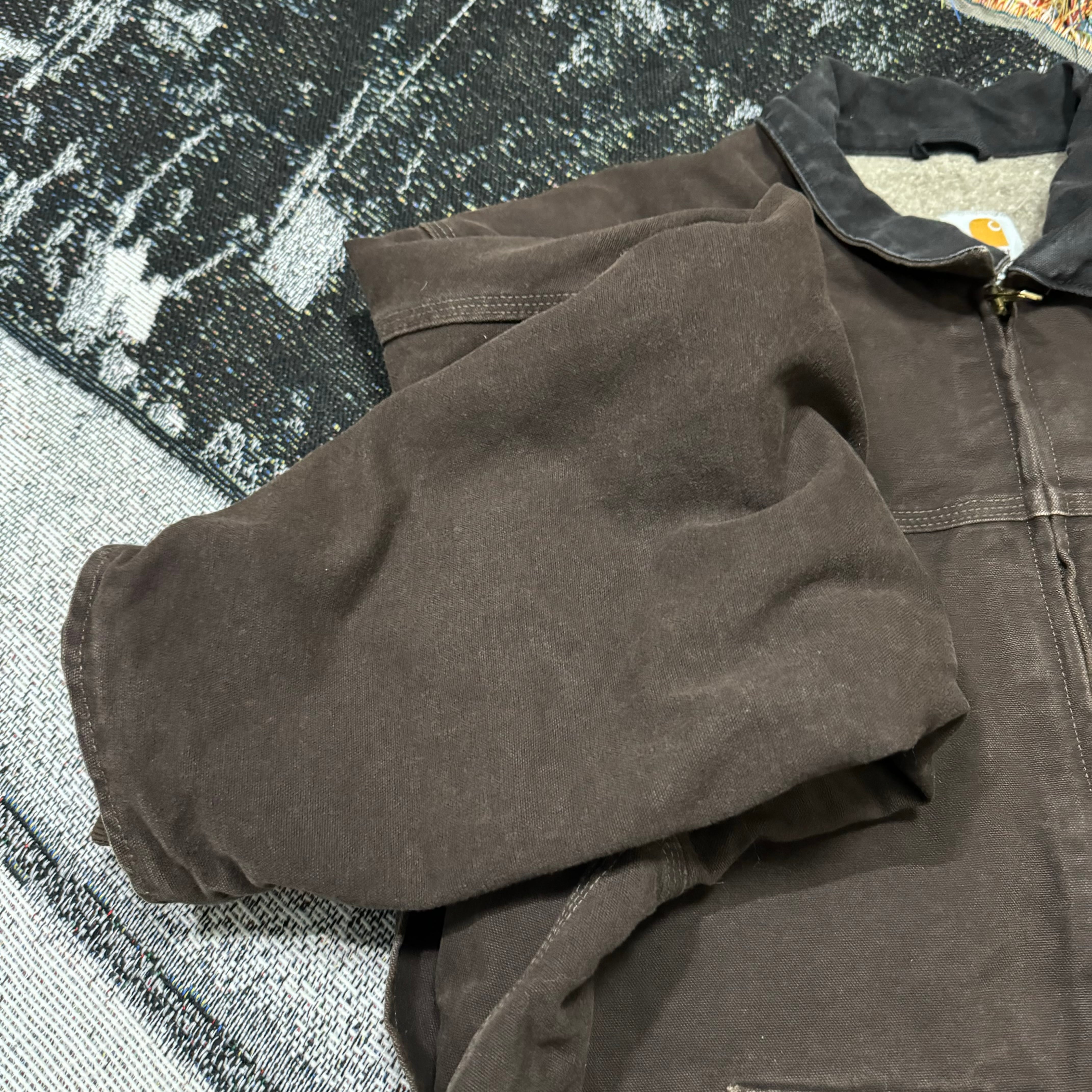 Carhartt C81 DKB ブラウンジャケット Carhartt MICHIGAN CHORE COAT C81 DKB SIZE 2XL | 古着屋adm 音楽と古着