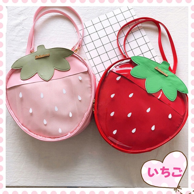 いちご バッグ バッグ ショルダーバッグ いちごバッグ JK 痛バッグ