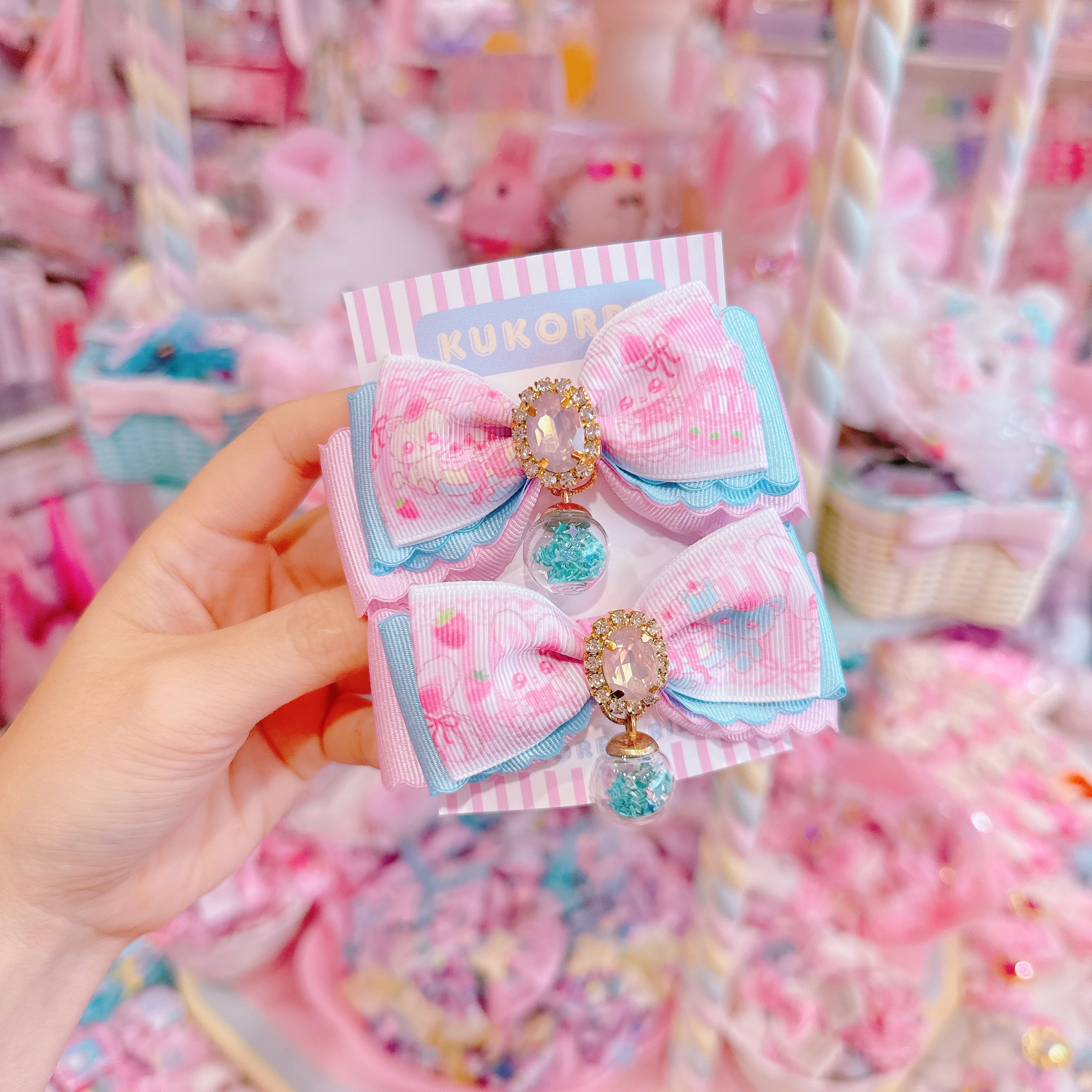 【R13】40-39ツインヘアクリップ