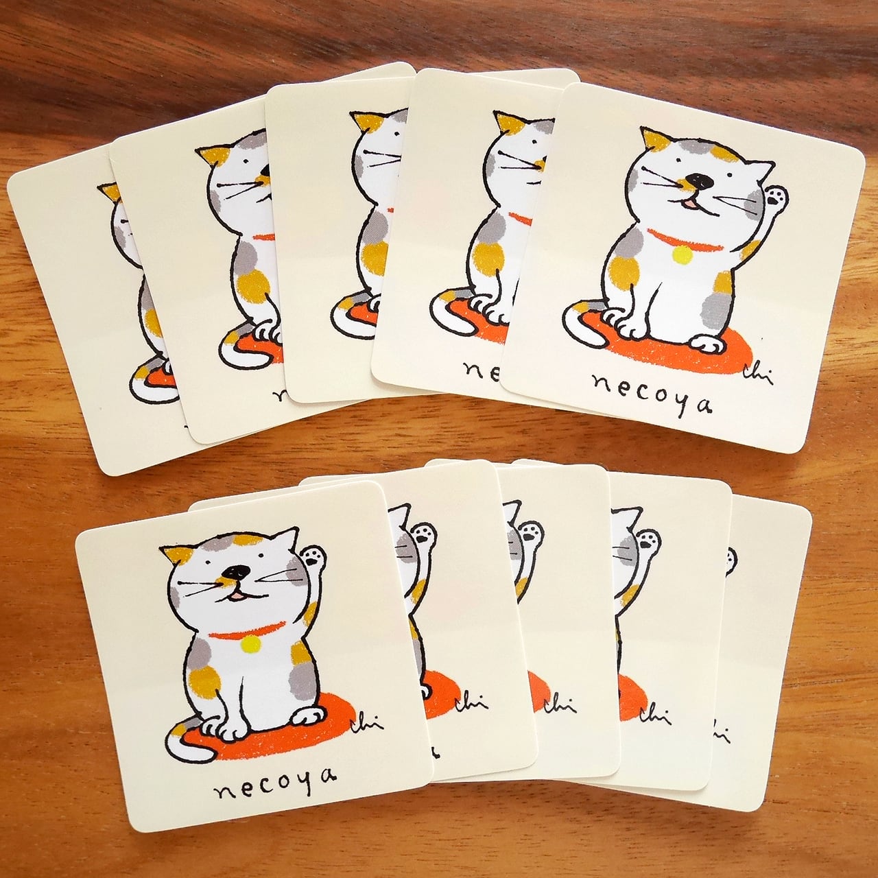 シール “招き猫”[10枚入り] | necoya