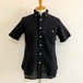 CoolMax Widespread Collar S/S Shirt　Black