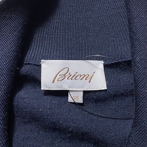 BRIONI logo embroidery drivers knit