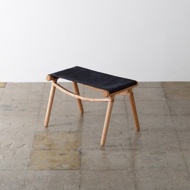 IKIKI アウトドアチェア　オットマン IKIKI グランドチェア オーク ファブリック テクスベージ