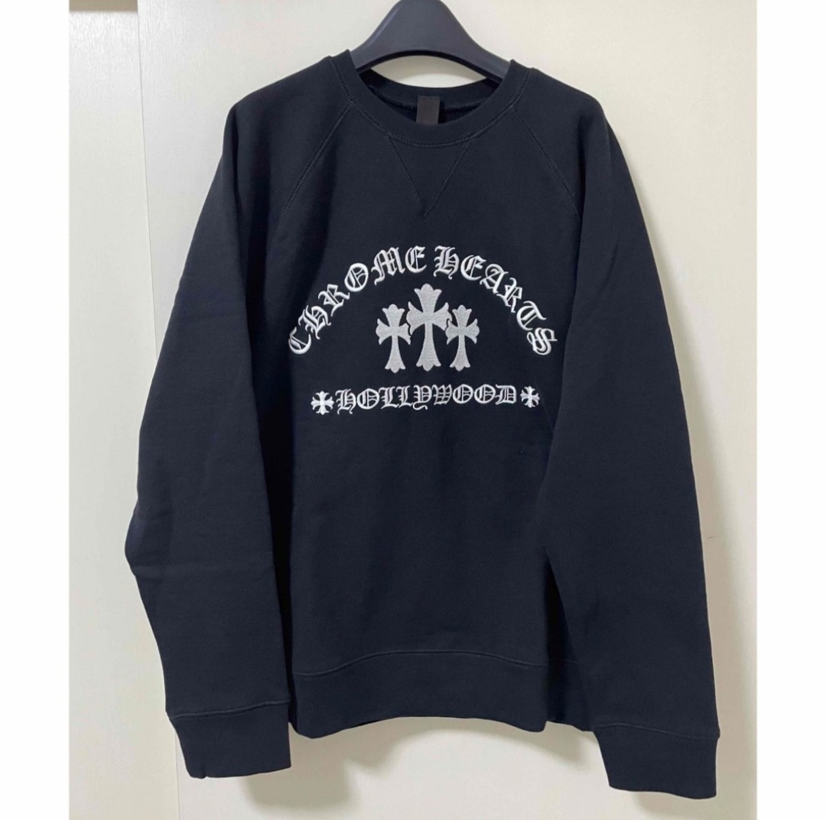 CHROME HEARTS クロムハーツ SAILIN ON CREW フロント刺繍 スウェット 