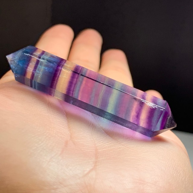 D5.透明☆グラデーションフローライト ダブルターミネーテッド