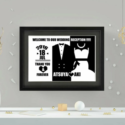 Wedding poster#TUXEDO&DRESS(A3)