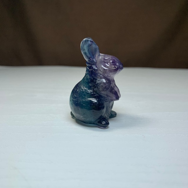 1.フローライトうさぎ・インテリア