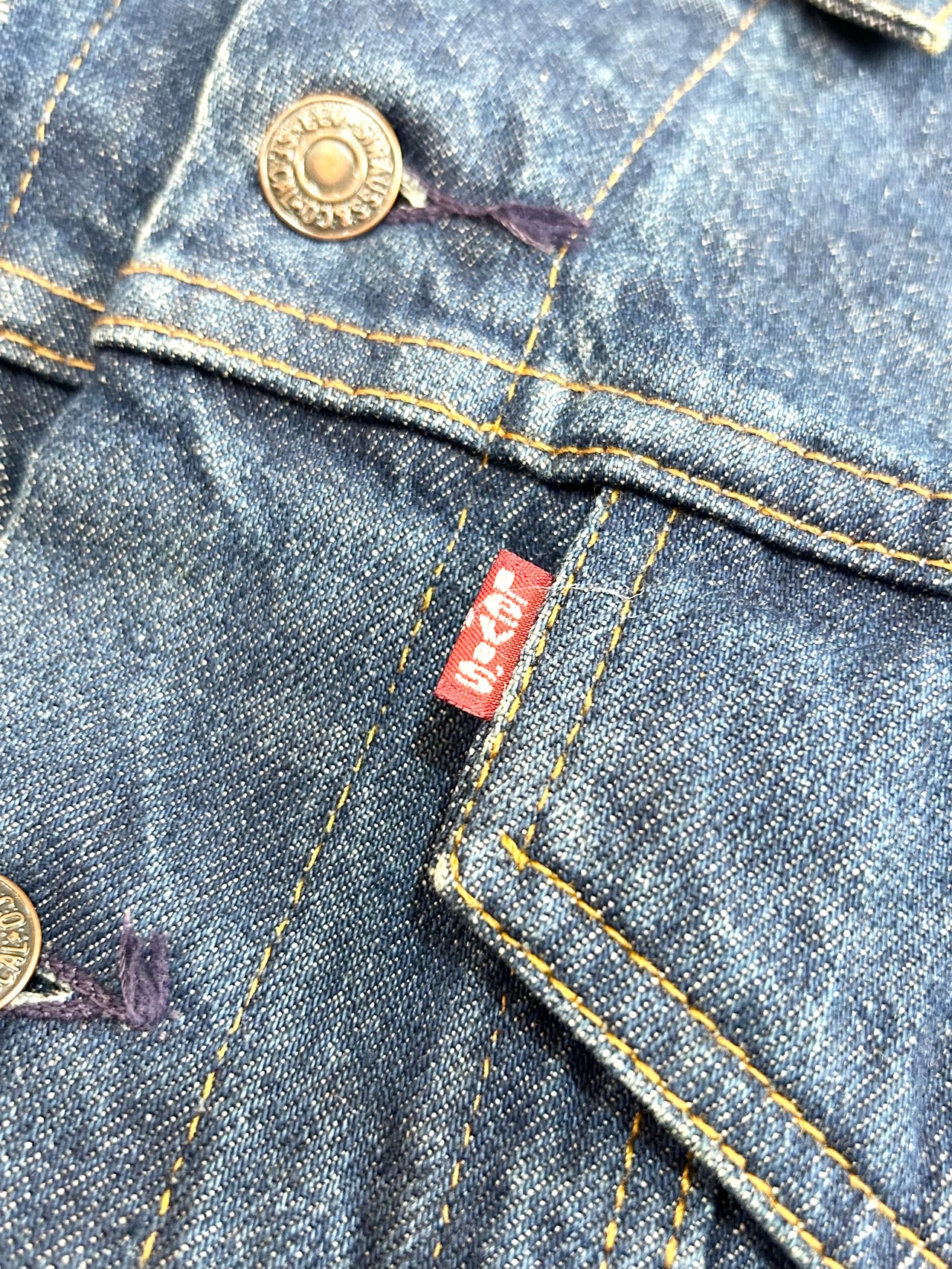 80s Levi’s 70506 DENIM JACKET MADE IN USA Size 42